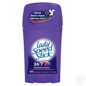 Дезодорант Lady Speed Stick 24/7 Invisible Protection 45г