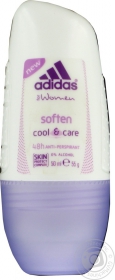 Дезодорант кульковий Adidas Cool&amp;Care Soften жіночий 50мл