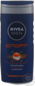 Гель Nivea Спорт для душа для мужчин 250мл Германия