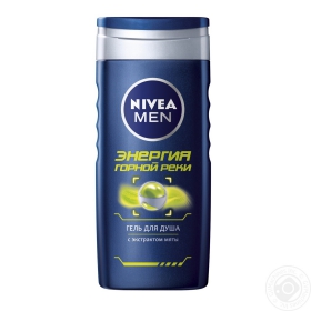 Гель Nivea Свежесть горной реки для душа для мужчин 250мл Германия