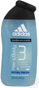 Гель для душу Adidas White Extra Fresh 250мл