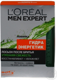 Лосьон після гоління L&#39;oreal Чистий Тонік Гідра Енергетик Men Expert 100мл