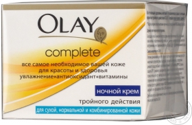 Крем нічний Olay Complete UV 50мл