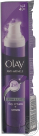 Крем денний Olay Anti-Wrinkle firm &amp; lift 2в1+Сироватка 50мл