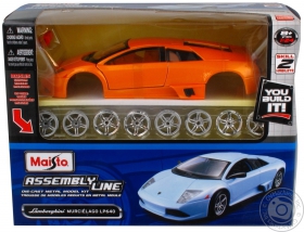 Автомодель збірна 1:24 Lamborghini Murcielago LP640 Maisto 39292 met. Orange