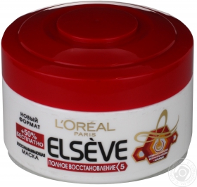 Маска для волосся Loreal Elseve Повне Відновлення 5 300мл