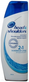 Шампунь Head&amp;Shoulders против перхоти основной уход 2в1 200мл Франция