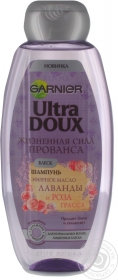 Шампунь для всіх типів волосся Garnier Ultra Doux Трави Провансу Лаванда та Троянда 400мл
