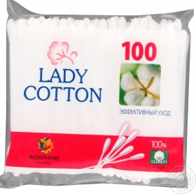 Палички ватні Lady Cotton пол.п.100шт