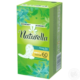 Прокладки щоденні Naturella Normal з ароматом зеленого чаю 60шт