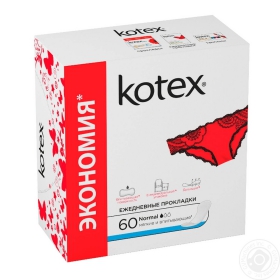 Прокладки щоденні Kotex Normal 50+10шт