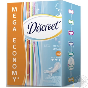 Прокладки щоденні Discreet Deo Ocean Breeze 100шт