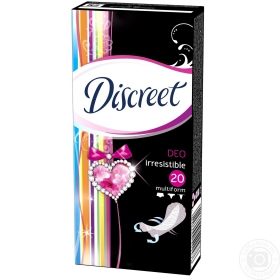 Прокладки щоденні гіг. Discreet Deo Irresistible Multiform Single 20шт