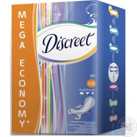 Прокладки щоденні Discreet Deo Water Lily Air 100шт