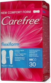 Прокладки щоденні Carefree Flexi Form 30шт