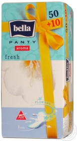 Прокладки щоденні Bella Panty Aroma Fresh 50+10шт