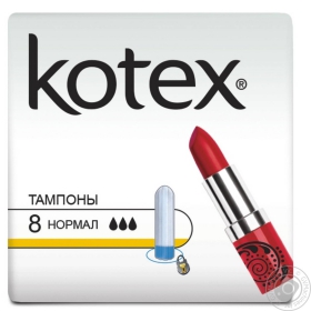 Тампон Kotex Ultra Sorb Silky Cover normal 8шт