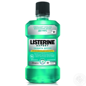 Засіб багатофункціональний для ротової порожнини Listerine Освіжюча м`ята 250мл