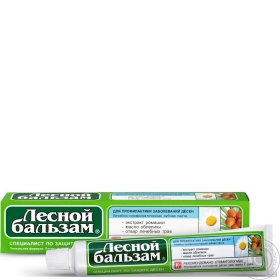 Зубная паста Лесной бальзам ромашка-облепиха 75мл Россия