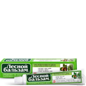 Зубная паста Лесной бальзам кора дуба-пихта 75мл Россия