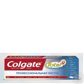 Зубна паста Colgate Total 12 Професійне Чищення 100мл