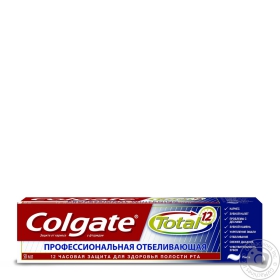 Зубна паста Colgate Total 12 Професійна відбілююча 50мл