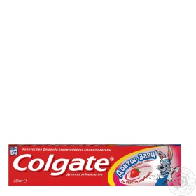 Зубна паста Colgate Bugs Bunny із смаком полуниці 50мл