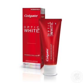 Зубная паста Colgate Оптик Уайт искрящаяся мята 75мл