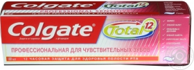 Зубна паста Colgate Total 12 Професійне Чищення для чутливих зубів 100мл