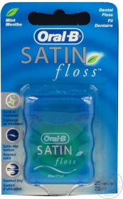 Зубна нитка Oral-B Satin floss 25м
