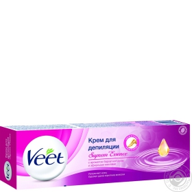 Крем для депіляції Veet для нормальної шкіри Троянда,Ефірна Олія 90мл