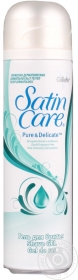 Гель Satin Care Pure&amp;Delicate для бритья для женщин 200мл Великобритания