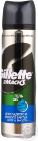 Гель для гоління Gillette Mach3 Close and Smooth 200мл