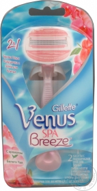 Станок для гоління Gillette Venus SPA Breeze+2картриджі з гелем