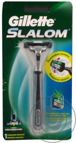 Станок для гоління Gillette Slalom Plus Push Clean 1картридж
