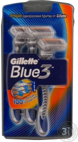 Станок Gillette Blue 3 одноразовий 3шт