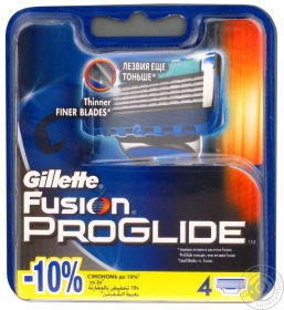 Касети змінні для гоління Fusion proglide 4шт