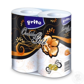 Папір туалетний Grite Orchidea Gold 4шт