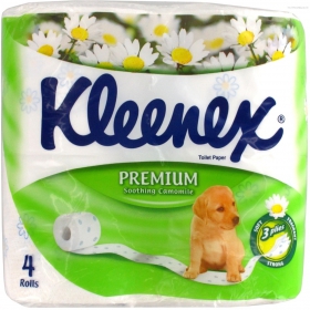 Папiр туалений Kleenex Сенсація Ніжна ромашка 4шт