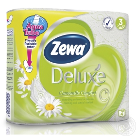 Папір туалетний трьохшаровий Zewa Deluxe Camomile 4шт