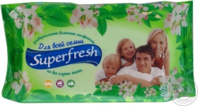 Серветки вологі для всієї родини Fresh Super 60шт