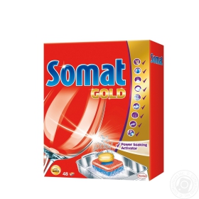 Таблетки д/пос.маш.Somat голд 48шт