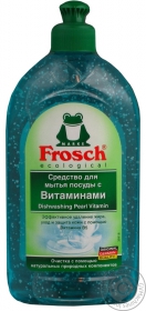 Средство Frosch с витаминами для мытья посуды 500мл Германия