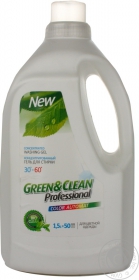 Гель для прання кольорової білизни Green&amp;Clean Professional 1,5л