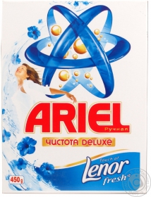 Порошок пральний  Ariel для ручного прання 2в1 СМЗ Lenor Effect 450г