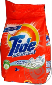 Стиральный порошок Tide Абсолют автомат альпийская свежесть 3кг