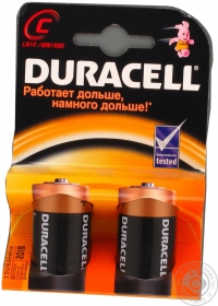 Батарейка Duracell C/LR14/MN1400 KPN 02*10