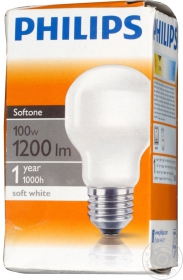 Лампа Philips Soft T55 звичайна 100w Е27