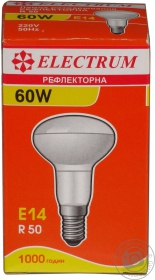 Лампа рефлекторна Electrum матова R50 60W E14 A-IR-0376