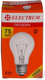 Лампа Electrum D55 75W Е27 A-ID-0871